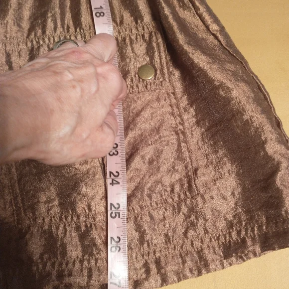 Ruby Rd Women's Metallic Bronze Jacket - Picture 13 of 13